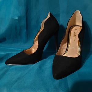 Black Suede Pumps 7